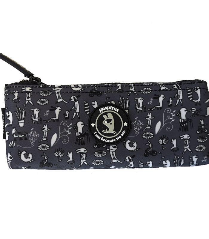 Estuche plano pequeño Black City